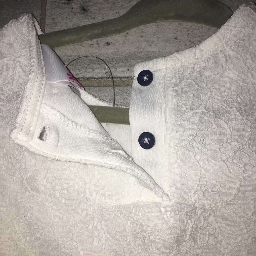 NWOT Nannette Lace & Blue Glitter Dress, 2T - Picture 4 of 4